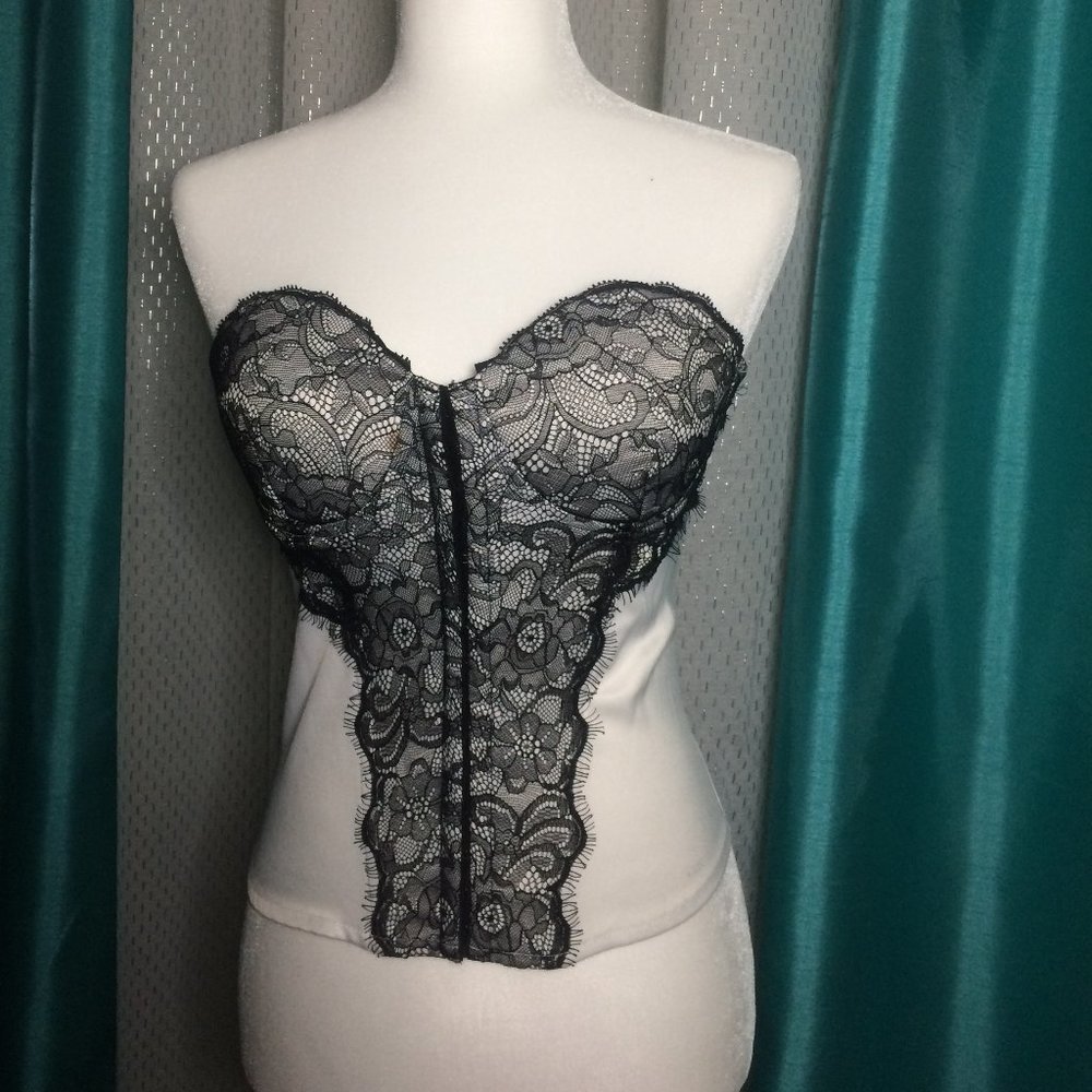 Black and White Corset